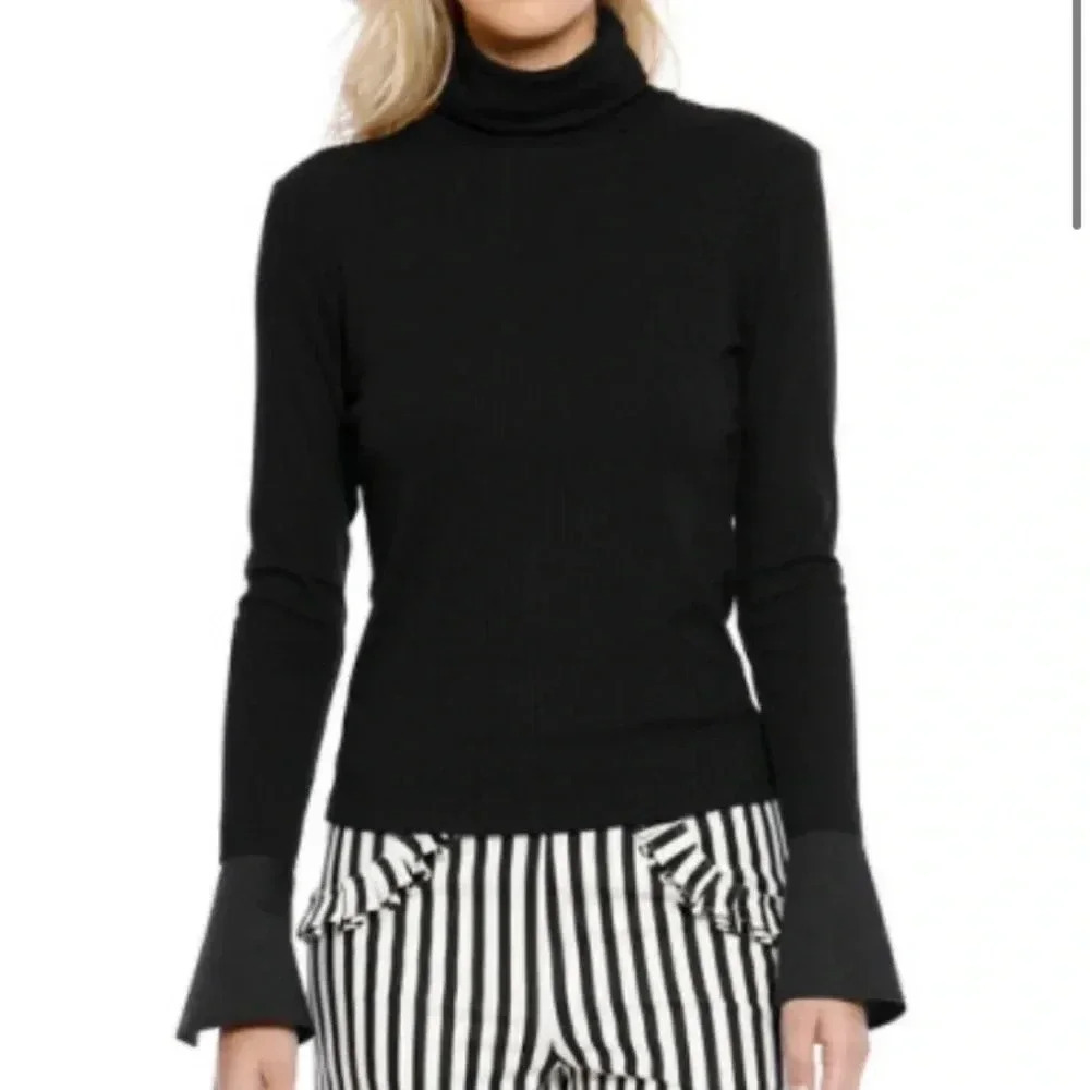 Walter Baker
Grayson Flare-Cuff Turtleneck Top - Picture 3 of 6